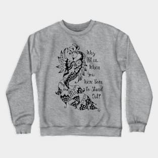 Peacocks Stand Out Crewneck Sweatshirt